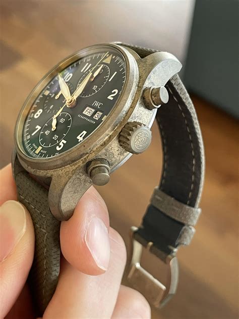 iwc spitfire bronze patina